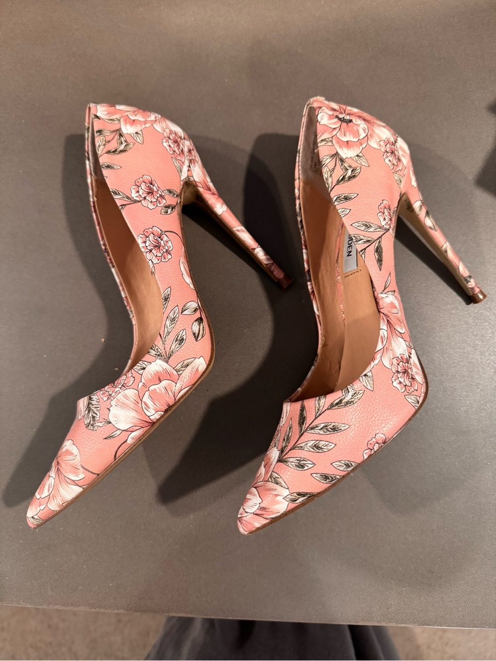 Steve Madden Hazel Rose Pink Floral Pointed Pumps - Picture 4 of 7